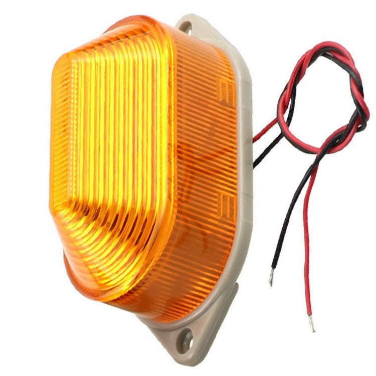 AC220V Led Mini Strobe Signal Warning Light Silent Warning Light(Orange) - Warning Lights by buy2fix | Online Shopping UK | buy2fix