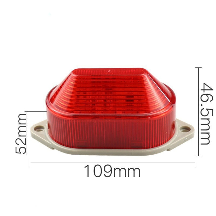 AC220V Led Mini Strobe Signal Warning Light Silent Warning Light(Orange) - Warning Lights by buy2fix | Online Shopping UK | buy2fix