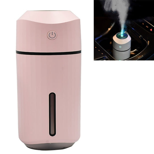 Mini USB Colorful Night Light Home Car Humidifier, Style:Rechargeable(Pink) - In Car by buy2fix | Online Shopping UK | buy2fix