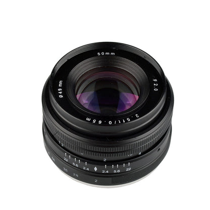 LIGHTDOW EF 50mm F2.0 USM Portrait Standard Focus Lens for Canon - Auxiliary Lens by LIGHTDOW | Online Shopping UK | buy2fix