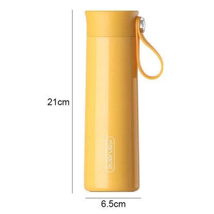 FANJANE Reminder Drinking Smart Thermos Cup(Yellow) - Vacuum Thermoses & Cups by FANJANE | Online Shopping UK | buy2fix