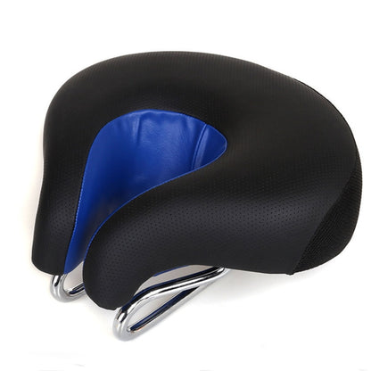 Noseless Bicycle Saddle Mountain Bike Thickened  Soft Cushion(Blue) - Outdoor & Sports by buy2fix | Online Shopping UK | buy2fix