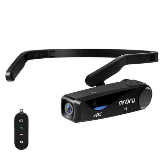 ORDRO EP6 Head-Mounted WIFI APP Live Video Smart Sports Camera With Remote Control(Black) - DJI & GoPro Accessories by buy2fix | Online Shopping UK | buy2fix