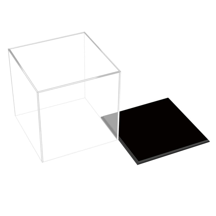 Small 10x10x10cm Clear Acrylic Camera Display Cover Plexiglass Display Case Countertop Box - Camera Accessories by buy2fix | Online Shopping UK | buy2fix