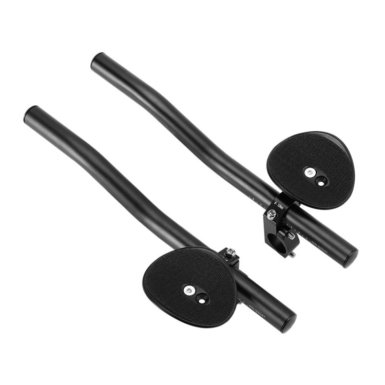 BG-HX-FS-04 Bicycle Aluminum Alloy Frosted Split Rest Bar Mountain Long-Distance Rest Bar Road Bike Bend Bar Riding Equipment(Black) - Outdoor & Sports by buy2fix | Online Shopping UK | buy2fix