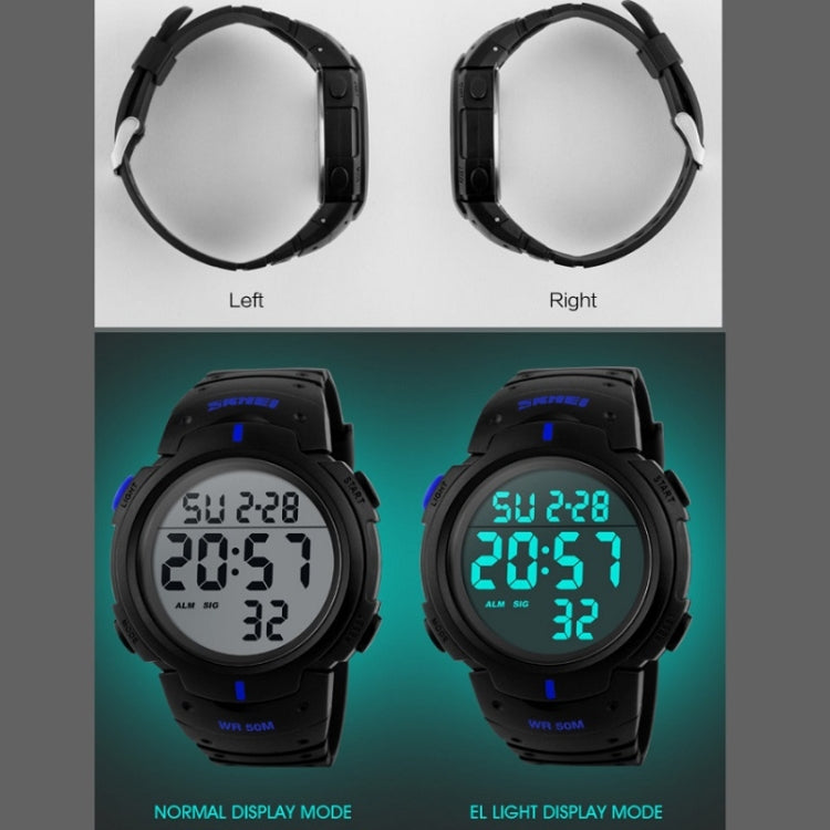 SKMEI 1068 Men Waterproof Outdoor Sports Digital Watch Student Fashion Watch(Red) - Sport Watches by SKMEI | Online Shopping UK | buy2fix