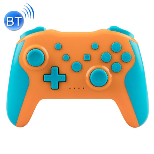 NS009 6-Axis Vibration Burst Wireless Bluetooth Gamepad For Switch Pro(Orange Blue) - Gamepads by buy2fix | Online Shopping UK | buy2fix