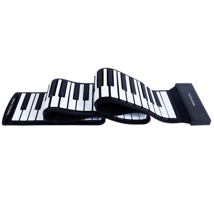 MIDI88 88-Key Hand-Rolled Foldable Piano Professional MIDI Soft Keyboard Simulated Practice Portable Electronic Piano(Black English) - Keyboard Instruments by buy2fix | Online Shopping UK | buy2fix