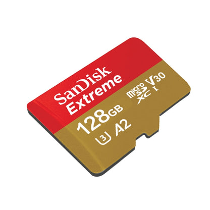 SanDisk U3 High-Speed Micro SD Card  TF Card Memory Card for GoPro Sports Camera, Drone, Monitoring 128GB(A2), Colour: Gold Card - Micro SD Card by SanDisk | Online Shopping UK | buy2fix