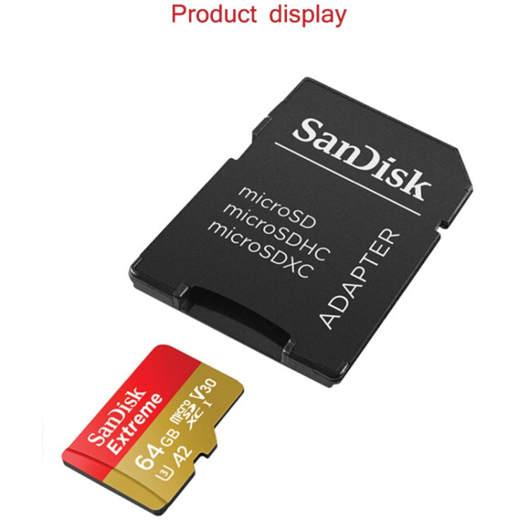 SanDisk U3 High-Speed Micro SD Card  TF Card Memory Card for GoPro Sports Camera, Drone, Monitoring 128GB(A2), Colour: Gold Card - Micro SD Card by SanDisk | Online Shopping UK | buy2fix