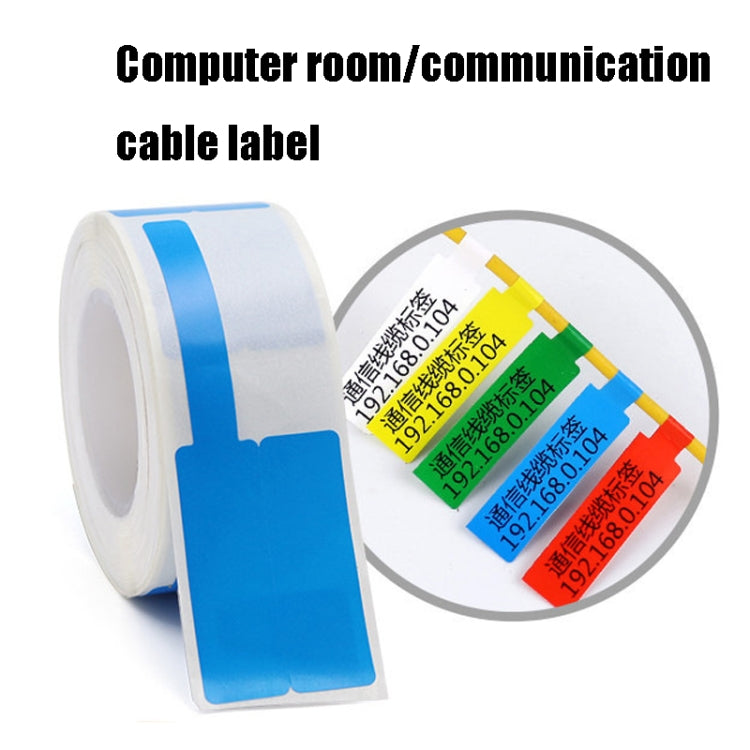 Printing Paper Cable Label For NIIMBOT B50 Labeling Machine(03F-Blue) - Printer Accessories by NIIMBOT | Online Shopping UK | buy2fix