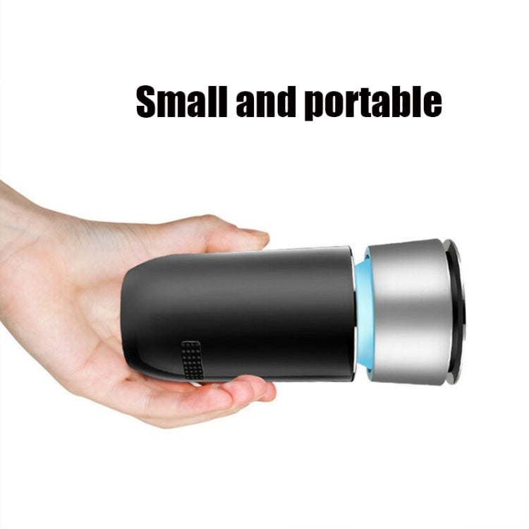 K04 Colorful Car Charger USB Car Negative Ion Air Purifier(Black) - In Car by buy2fix | Online Shopping UK | buy2fix