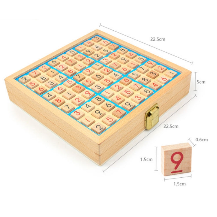 3 In1 Children Multifunctional Sudoku Board Game Puzzle Board Game(Blue) - Table Games by buy2fix | Online Shopping UK | buy2fix