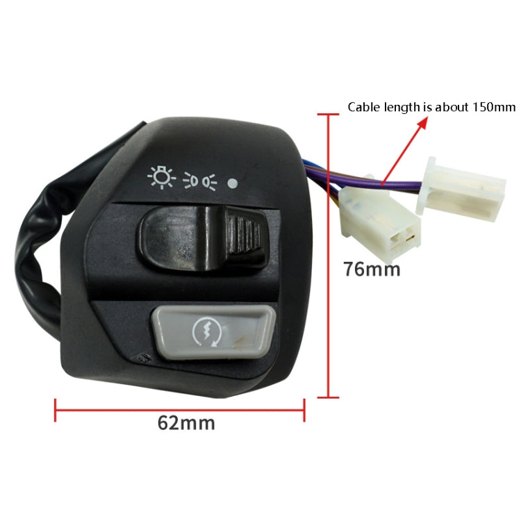 Motorcycle Accessories Handle Switch Assembly Handle Combination Switch For Yamaha MIO / LC135 - Electrical System by buy2fix | Online Shopping UK | buy2fix