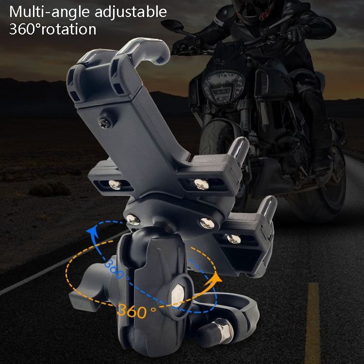 N-STAR Motorcycle Bicycle Composite Version Of Mobile Phone Bracket Multifunctional Accessories Lightweight Riding Equipment(Thin Rod Ball Head) - Holders by N-STAR | Online Shopping UK | buy2fix