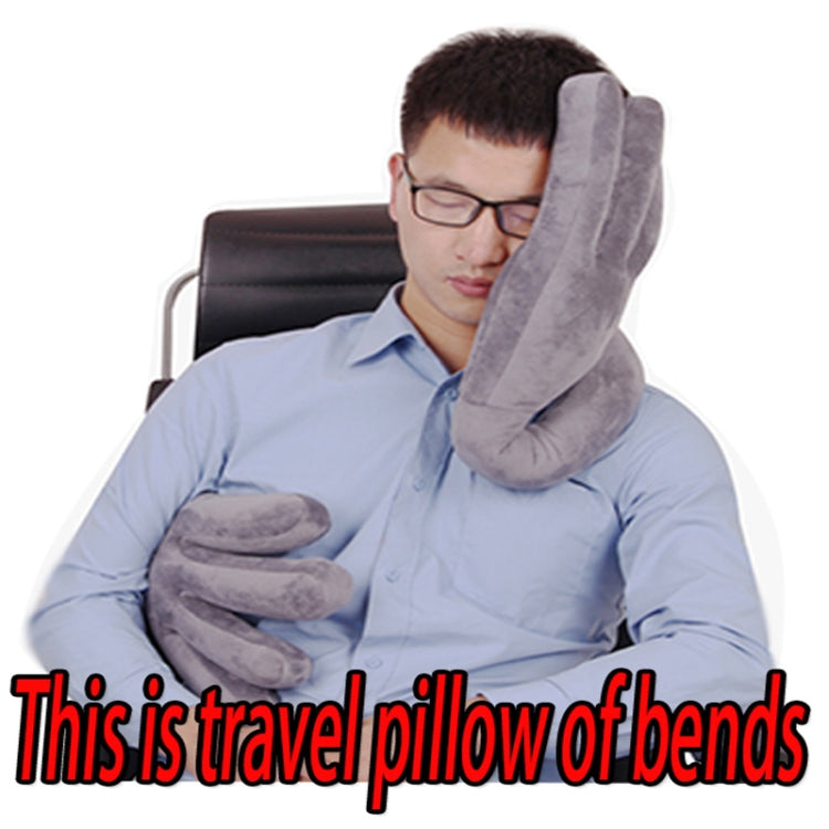 LC-07 Travel Head Pillow Car Headrest Office Lunch Break Pillow(Sky Blue) - Cushions & Pillows by buy2fix | Online Shopping UK | buy2fix