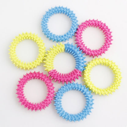 10 PCS Spiked Sensory Decompression Ring Toy Decompression Chain, Random Colour Delivery - Squeeze Toys by buy2fix | Online Shopping UK | buy2fix