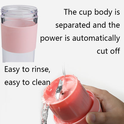 FS1300 Mini Juicer Home Portable Cooking Machine Student Juice Cup Juicer, Colour: Cherry Blossom Double Blade - Home & Garden by buy2fix | Online Shopping UK | buy2fix