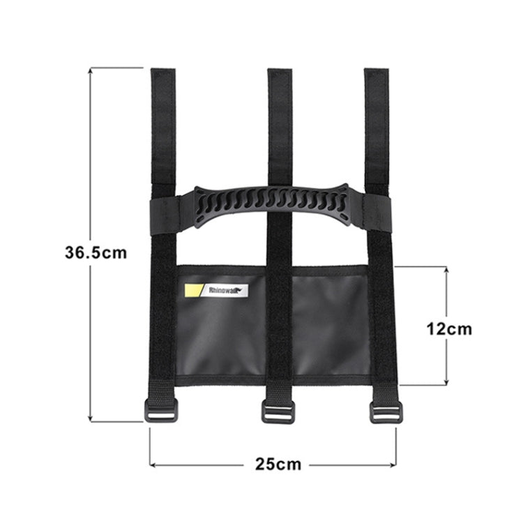 Rhinowalk SK100 Scooters Convenient Handle Balance Bike Strap Handle For Rods Below 7cm In Diameter(Black) - Accessories & Parts by Rhinowalk | Online Shopping UK | buy2fix