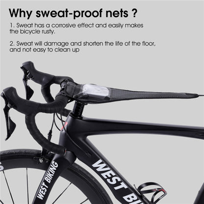 WEST BIKING YP0719251 Bicycle Mobile Phone Bag Road Vehicles Anti-Sweat Net(Black) - Bicycle Bags by WEST BIKING | Online Shopping UK | buy2fix