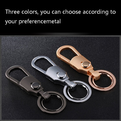 JOBON ZB-098 Car Keychain Men Waist Holding Key Pendant Ring(Brown Chrome) - Key Rings by JOBON | Online Shopping UK | buy2fix