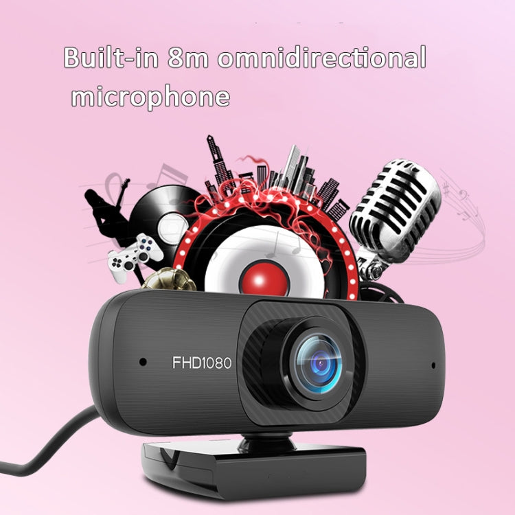 Super Clear Version 1080P C60 Webcast Webcam High-Definition Computer Camera With Microphone, Cable Length: 2.5m - HD Camera by buy2fix | Online Shopping UK | buy2fix