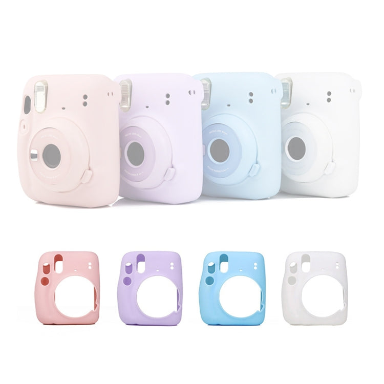 Camera Jelly Color Silicone Protective Cover For Fujifilm Instax mini 11(Purple) - Camera Accessories by buy2fix | Online Shopping UK | buy2fix