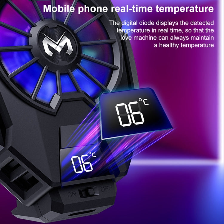 MEMO DL05 Semiconductor Cooling Mobile Phone Radiator with Colorful Lights - Cooling Fan Radiator by buy2fix | Online Shopping UK | buy2fix