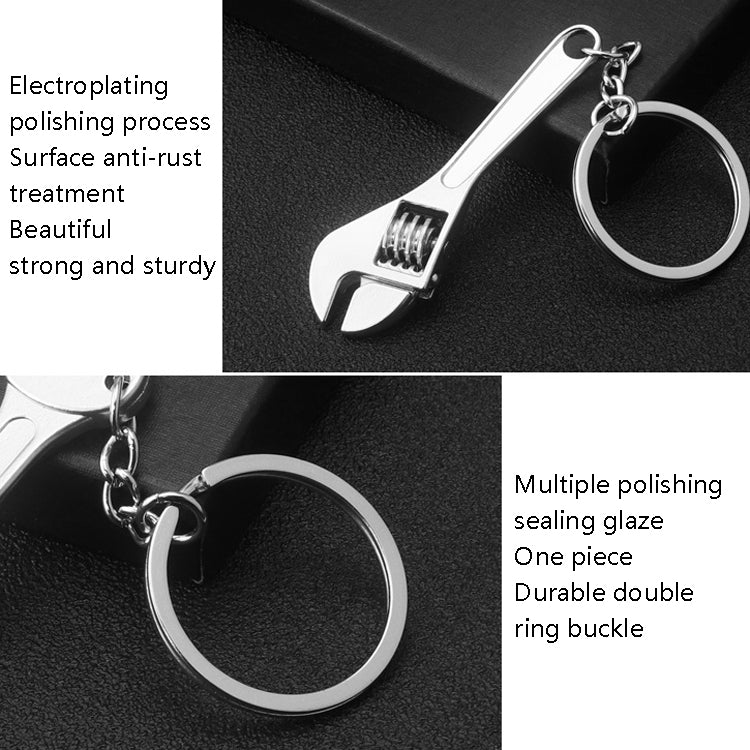 10 PCS Tool Metal Keychain Car Key Ring Pendant, Colour: H-556 Shovel - Key Rings by buy2fix | Online Shopping UK | buy2fix