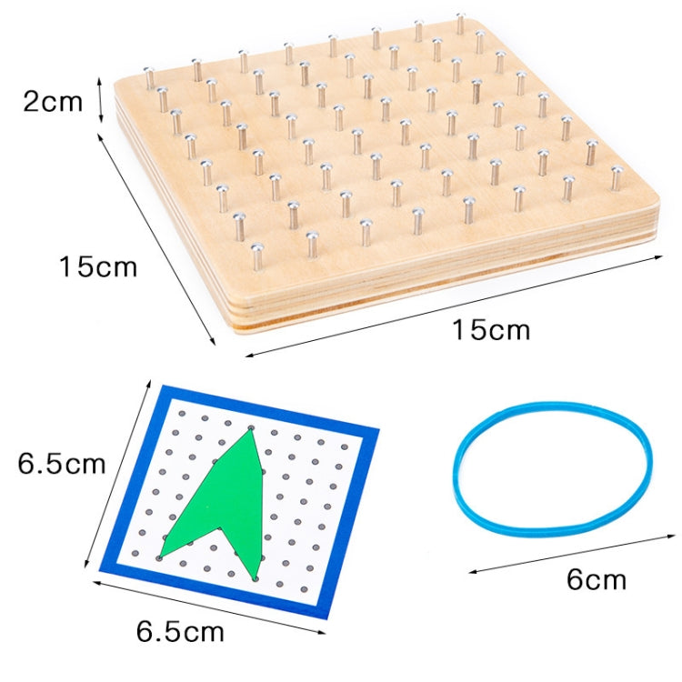 Monsthetic Nail Board Space Imagination Graphic Cognition Kindergarten Early Education Puzzle Toys(Nail Board) - Early Education Toys by buy2fix | Online Shopping UK | buy2fix