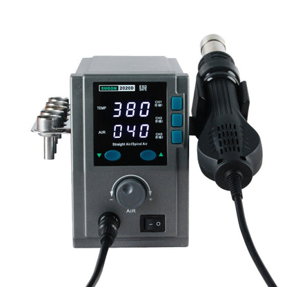 SUGON Hot Air Rework Station LED Display Temperature Adjustable Soldering Station With 5 Nozzles, EU Plug, Model: 2020D - Heat Guns by buy2fix | Online Shopping UK | buy2fix