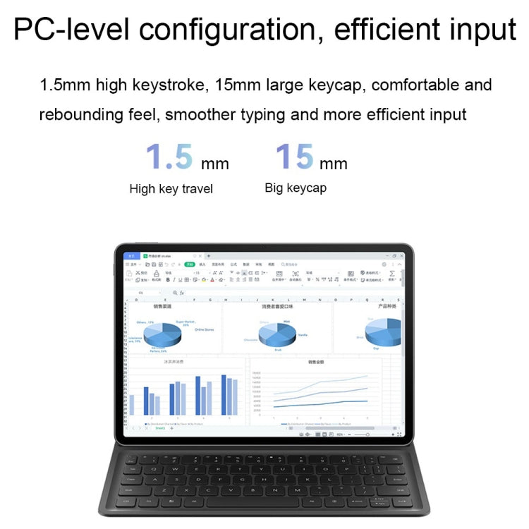 Original Smart Magnetic Keyboard For Huawei MatePad Air 11.5 Inch(Classic Black) - Huawei Keyboard by Huawei | Online Shopping UK | buy2fix