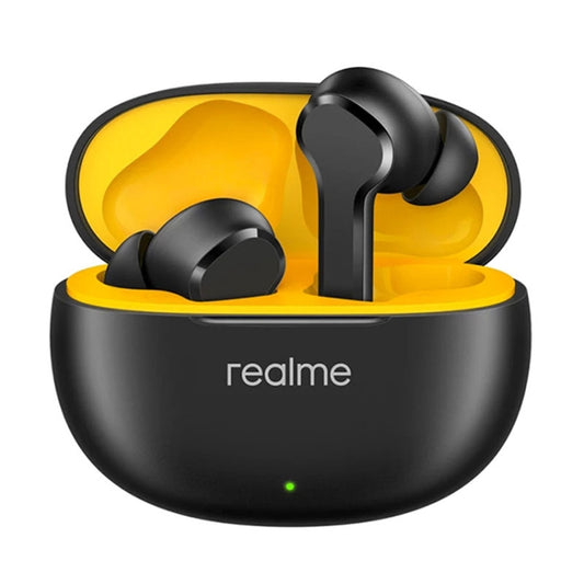 Realme Buds T100 AI ENC Smart Call Noise Reduction Wireless In-Ear Bluetooth Earphones(Black) - Bluetooth Earphone by Realme | Online Shopping UK | buy2fix