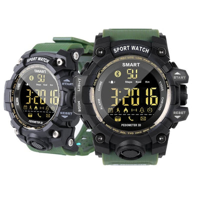 EX16S Sports Smart Watch IP67 Waterproof Outdoor Bluetooth Remote Pedemeter Long Standby - Smart Wear by buy2fix | Online Shopping UK | buy2fix