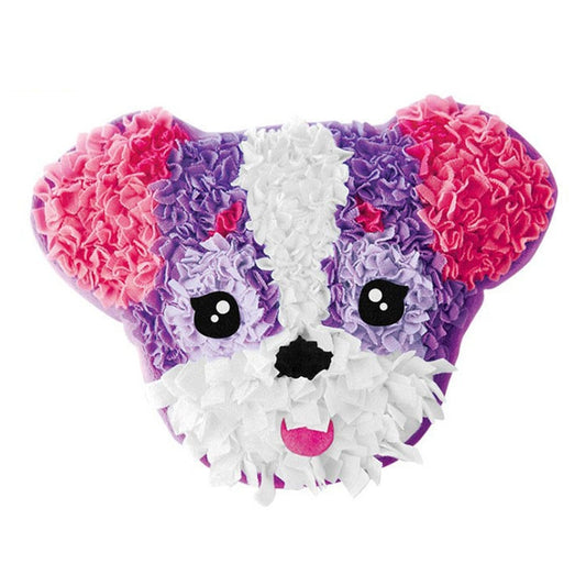 DIY Plush Pillow Toy Three-Dimensional Handmade Doll Material Package( Schnauzer Dog) - Early Education Toys by buy2fix | Online Shopping UK | buy2fix