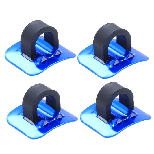 10 PCS Mountain Road Bicycle Hose Line Guide Adhesive Wire Seat Frame Cable Fixing C Buckle, Style: Plastic Buckle(Blue) - Others by buy2fix | Online Shopping UK | buy2fix