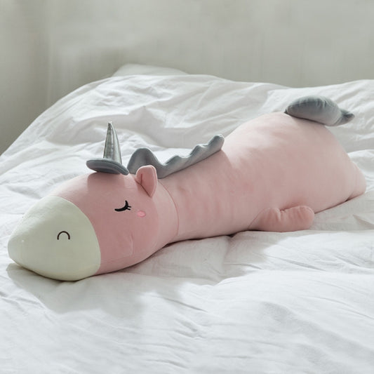 Unicorn Doll Long Pillow Plush Toys Bedside Cushion, Size: 120cm(Pink) - Soft Toys by buy2fix | Online Shopping UK | buy2fix