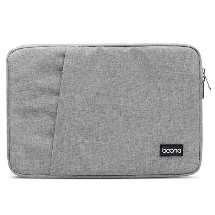 Baona Laptop Liner Bag Protective Cover, Size: 12 inch(Gray) - 12.1 inch by Baona | Online Shopping UK | buy2fix