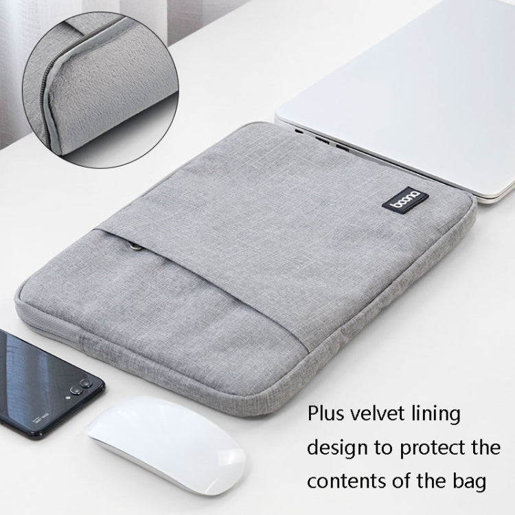 Baona Laptop Liner Bag Protective Cover, Size: 12 inch(Gray) - 12.1 inch by Baona | Online Shopping UK | buy2fix