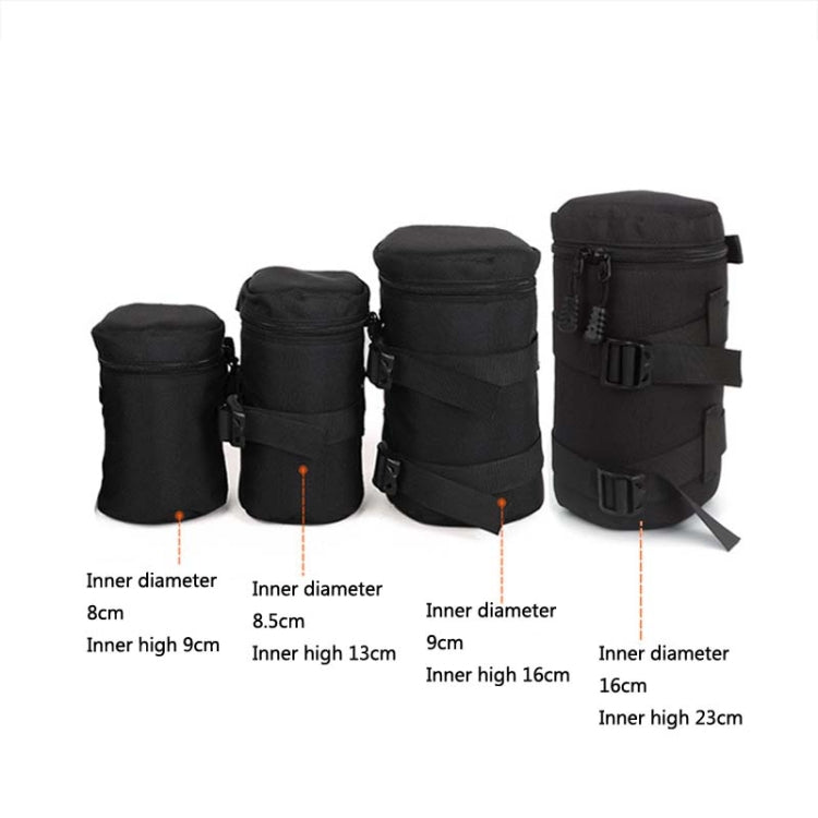 5603 Wear-Resistant Waterproof And Shockproof SLR Camera Lens Bag, Size: L(Black) - Camera Accessories by buy2fix | Online Shopping UK | buy2fix