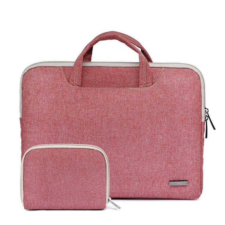 LiSEN LS-116 Simple Laptop Bag Business Laptop Liner Bag, Size: 11.6 inch(Snowflake Nylon Light Red) - Other by LiSEN | Online Shopping UK | buy2fix