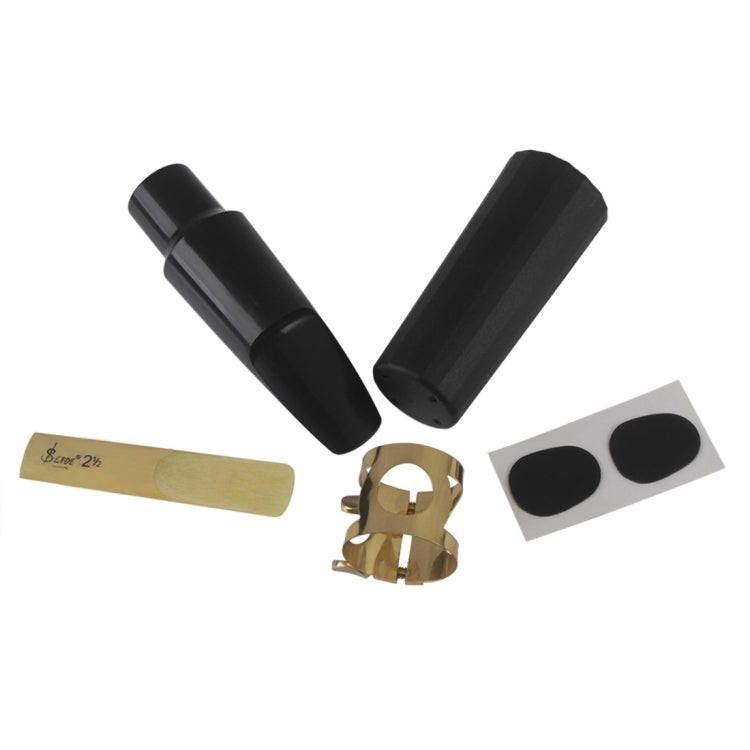 Saxophone Mouthpiece + Hat Clip Wind Instrument Accessories, Specification: Treble - Wind Instruments by buy2fix | Online Shopping UK | buy2fix