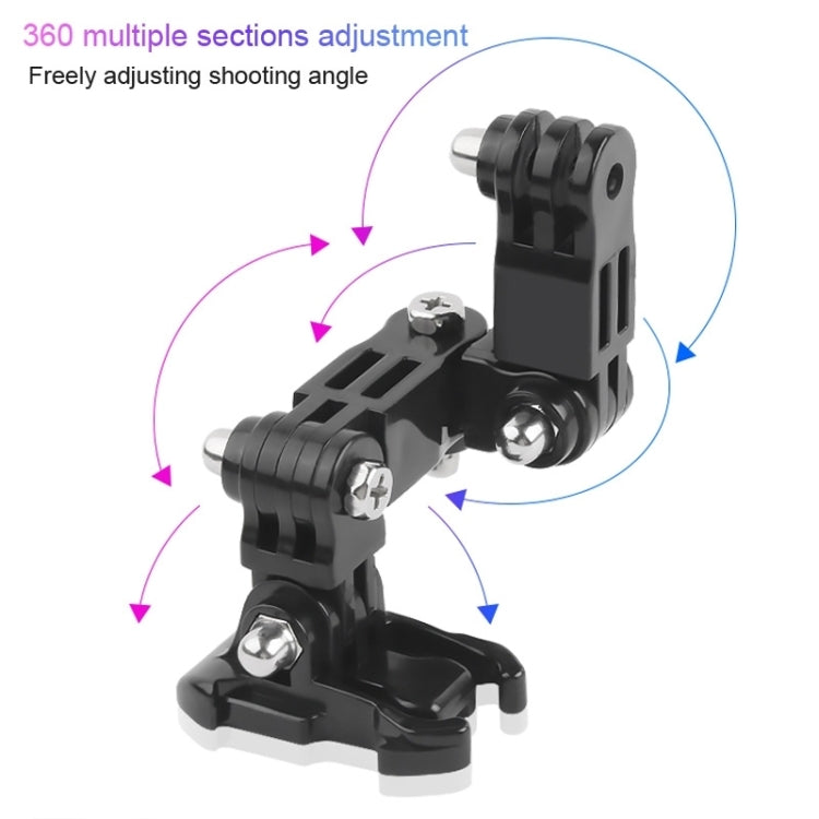 2 Set Cycling Helmet Adhesive Multi-Joint Arm Fixed Mount Set for GoPro Hero11 Black / HERO10 Black / GoPro HERO9 Black / HERO8 Black / HERO7 /6 /5 /5 Session /4 Session /4 /3+ /3 /2 /1, DJI Osmo Action and Other Action Cameras Style 3 - DJI & GoPro Accessories by buy2fix | Online Shopping UK | buy2fix