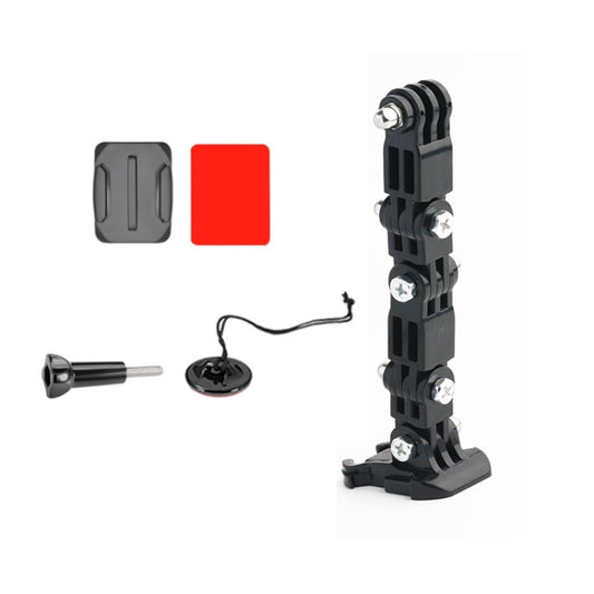 2 Set Cycling Helmet Adhesive Multi-Joint Arm Fixed Mount Set for GoPro Hero11 Black / HERO10 Black / GoPro HERO9 Black / HERO8 Black / HERO7 /6 /5 /5 Session /4 Session /4 /3+ /3 /2 /1, DJI Osmo Action and Other Action Cameras Top Combo Kit - DJI & GoPro Accessories by buy2fix | Online Shopping UK | buy2fix