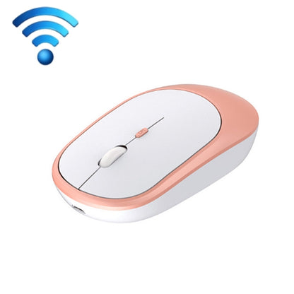 M030 4 Keys 1600DPI Laptop Office Mute Mouse, Style: Wireless (Pink) - Wireless Mice by buy2fix | Online Shopping UK | buy2fix