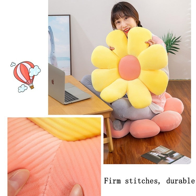 Small Daisy Flower Soft Elastic Cushion Pillow 72cm(Pink) - Cushions & Pillows by buy2fix | Online Shopping UK | buy2fix