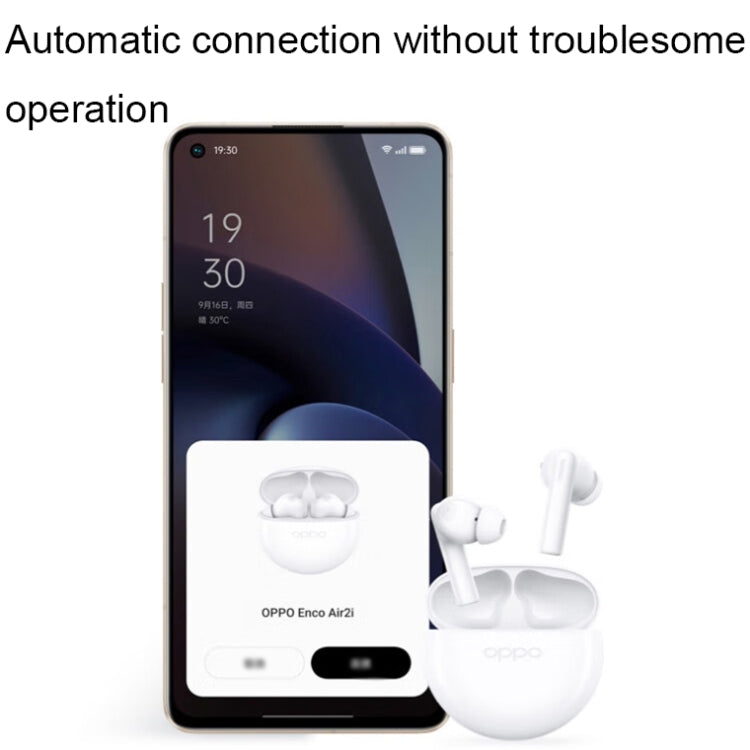 OPPO Enco Air2i In-Ear AI Call Noise Reduction Music Game Wireless Bluetooth Earphones(White) - Bluetooth Earphone by OPPO | Online Shopping UK | buy2fix