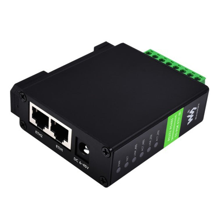 Waveshare RS232 RS485 To RJ45 Ethernet Serial Server, Spec: RS232 RS485 TO POE ETH (B) - Other Accessories by Waveshare | Online Shopping UK | buy2fix