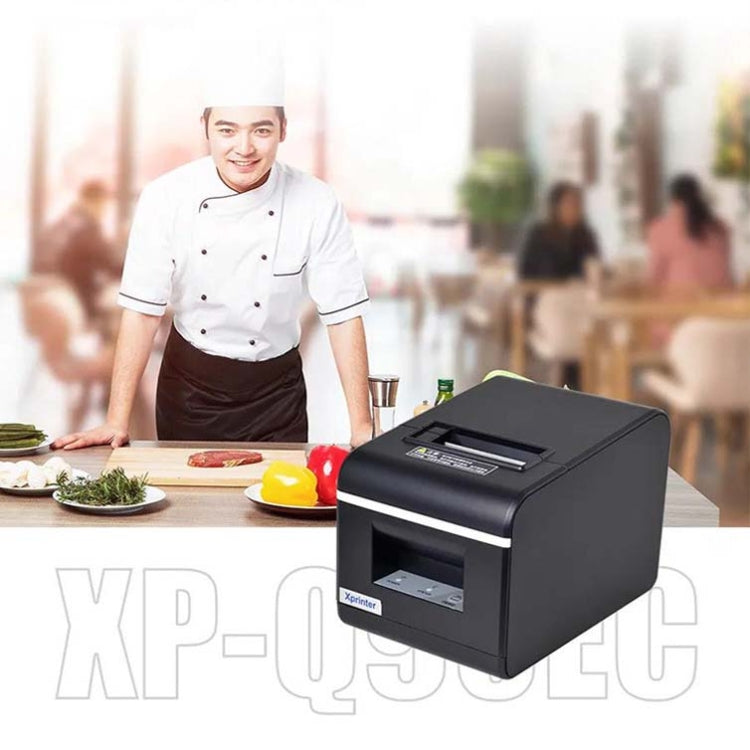 Xprinter XP-Q90EC 58mm Portable Express List Receipt Thermal Printer, Style:LAN Port(US Plug) - Consumer Electronics by Xprinter | Online Shopping UK | buy2fix