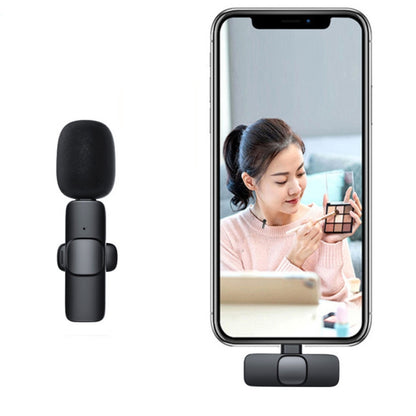 Lavalier Wireless Microphone Mobile Phone Live Video Shooting Small Microphone, Specification: Type C 1 To 2 - Consumer Electronics by buy2fix | Online Shopping UK | buy2fix